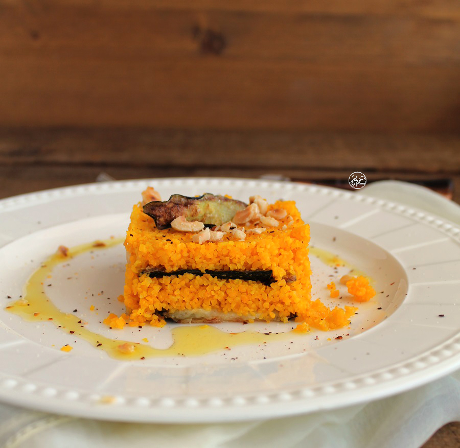 Millefeuille de cous cous et courgette sans gluten - La Cassata Celiaca