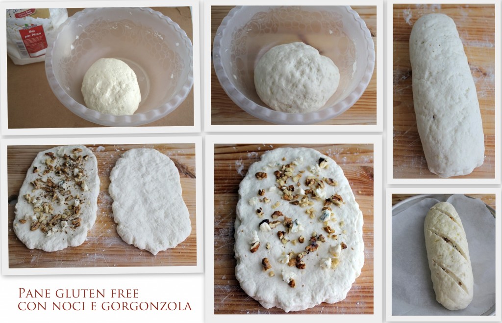 Pane senza glutine con noci e gorgonzola - La Cassata Celiaca