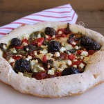 Pizza grecque sans gluten - La Cassata Celiaca