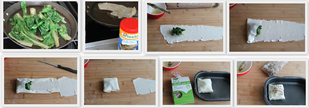 Carrés de pâte filo terre-mer sans gluten - La Cassata Celiaca Carrés de pâte filo terre-mer sans gluten - La Cassata Celiaca