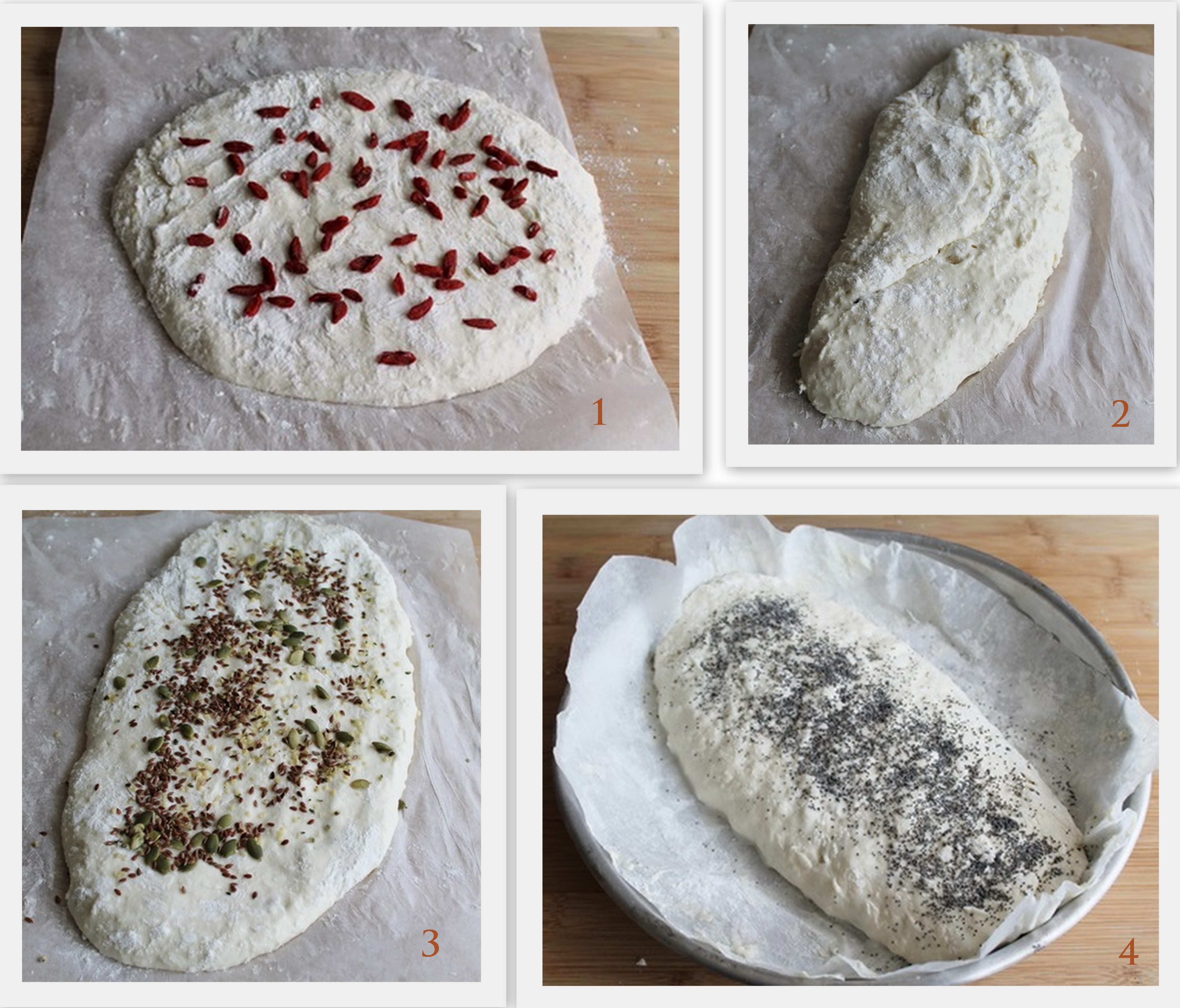 Pain aux grains et baies de Goji sans gluten - La Cassata Pain aux grains et baies de Goji sans gluten - La Cassata