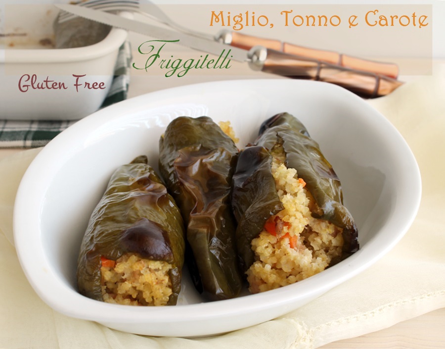 Friggitelli con miglio, tonno e carote senza glutine- La Cassata Celiaca Friggitelli con miglio, tonno e carote senza glutine- La Cassata Celiaca
