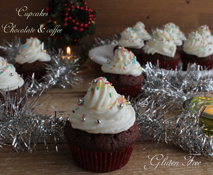Cupcakes cioccolato e caffè senza glutine - La Cassata Celiaca
