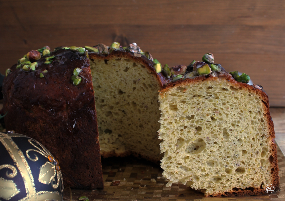 Panettone al pistacchio senza glutine - La Cassata Celiaca