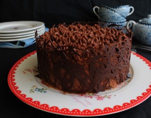 Boston Chocolate Cake gluten free - La Cassata Celiaca