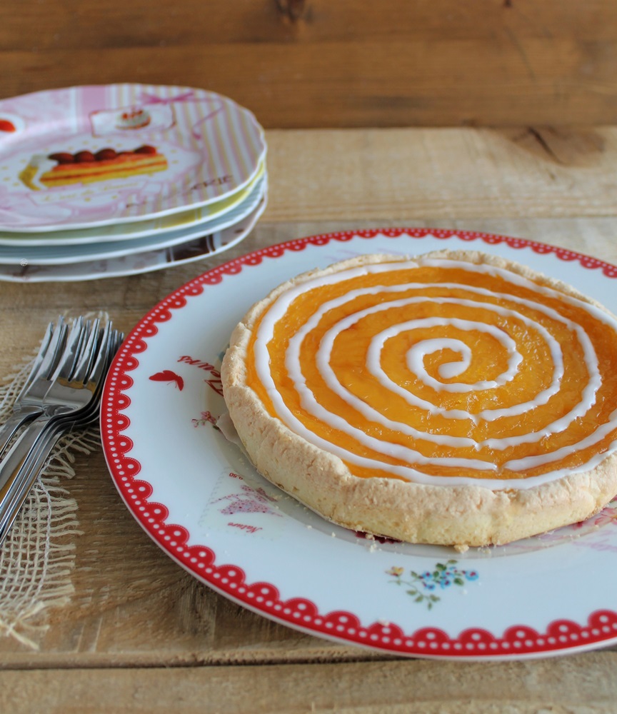 Tarte avec lemon curd sans gluten - La Cassata