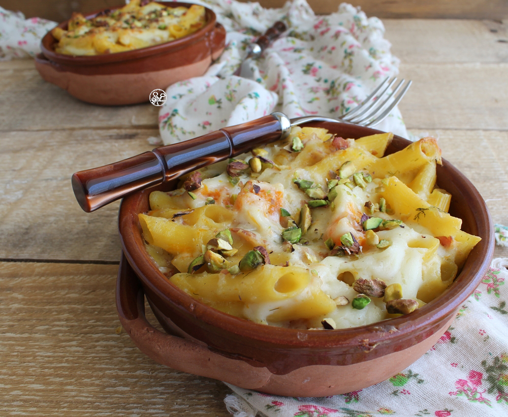 Gratin di pennette e zucca senza glutine - La Cassata Celiaca