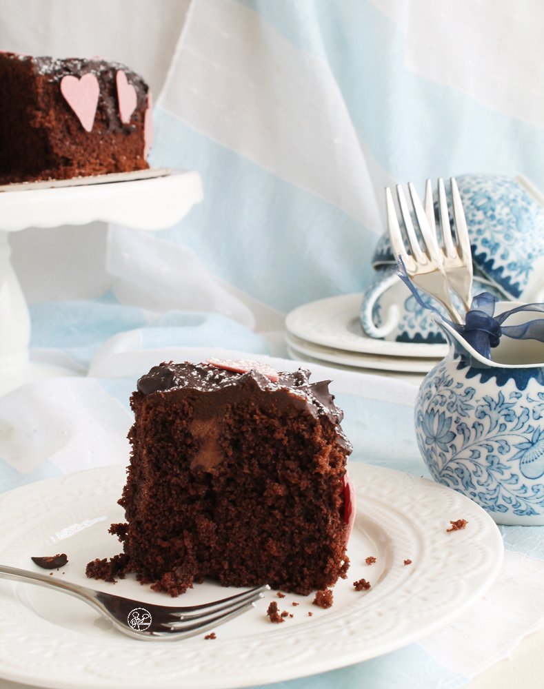 Chiffon cake al cioccolato senza glutine - La Cassata Celiaca