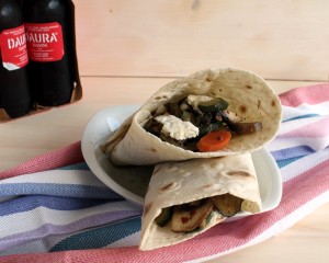 Piadina aux légumes sans gluten - La Cassata Celiaca