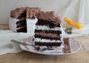 Chocolate cake aux deux chocolats sans gluten - La Cassata Celiaca