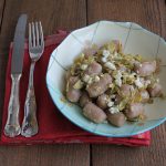Gnocchi di patate e castagne con carciofi senza glutine - La Cassata Celiaca