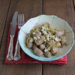 Gnocchis de pommes de terre et châtaigne avec artichauts - La Cassata Celiaca