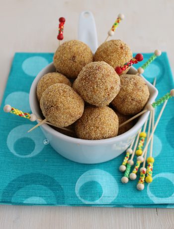 Arancine con patate e pancetta senza glutine - La Cassata Celiaca