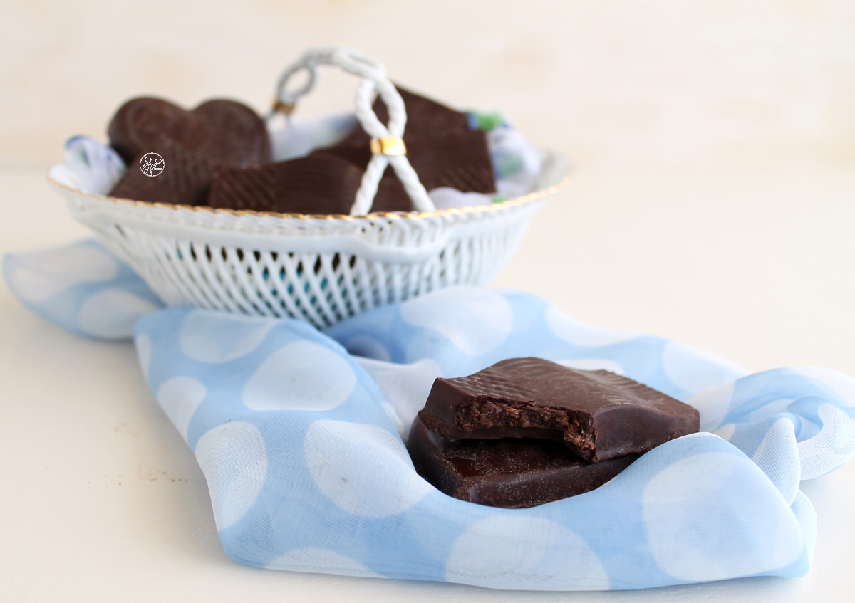 Cioccolatini ripieni di marzapane senza glutine - La Cassata Celiaca