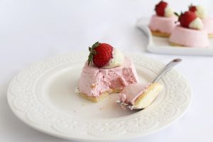 Dessert aux fraises sans gluten - La Cassata Celiaca