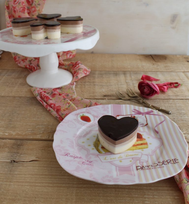 Bavarese ai tre cioccolati - La Cassata Celiaca
