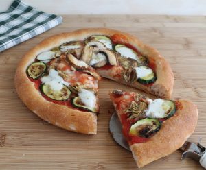 Pizza végétarienne sans gluten- La Cassata Celiaca