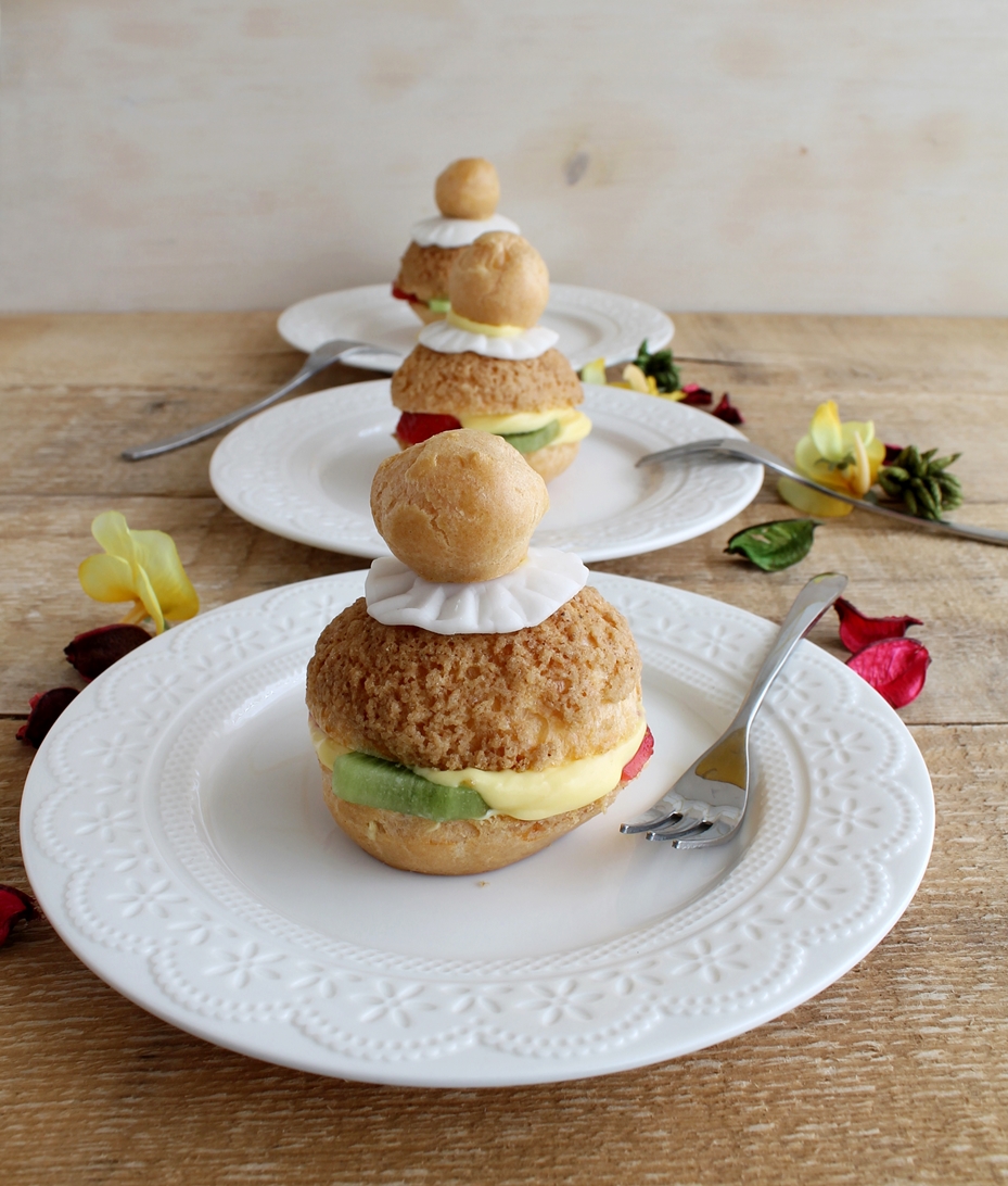 Religieuses aux fruits sans gluten - La Cassata Religieuses aux fruits sans gluten - La Cassata