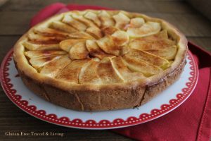 Tarte avec crème et pommes sans gluten - La Cassata Celiaca