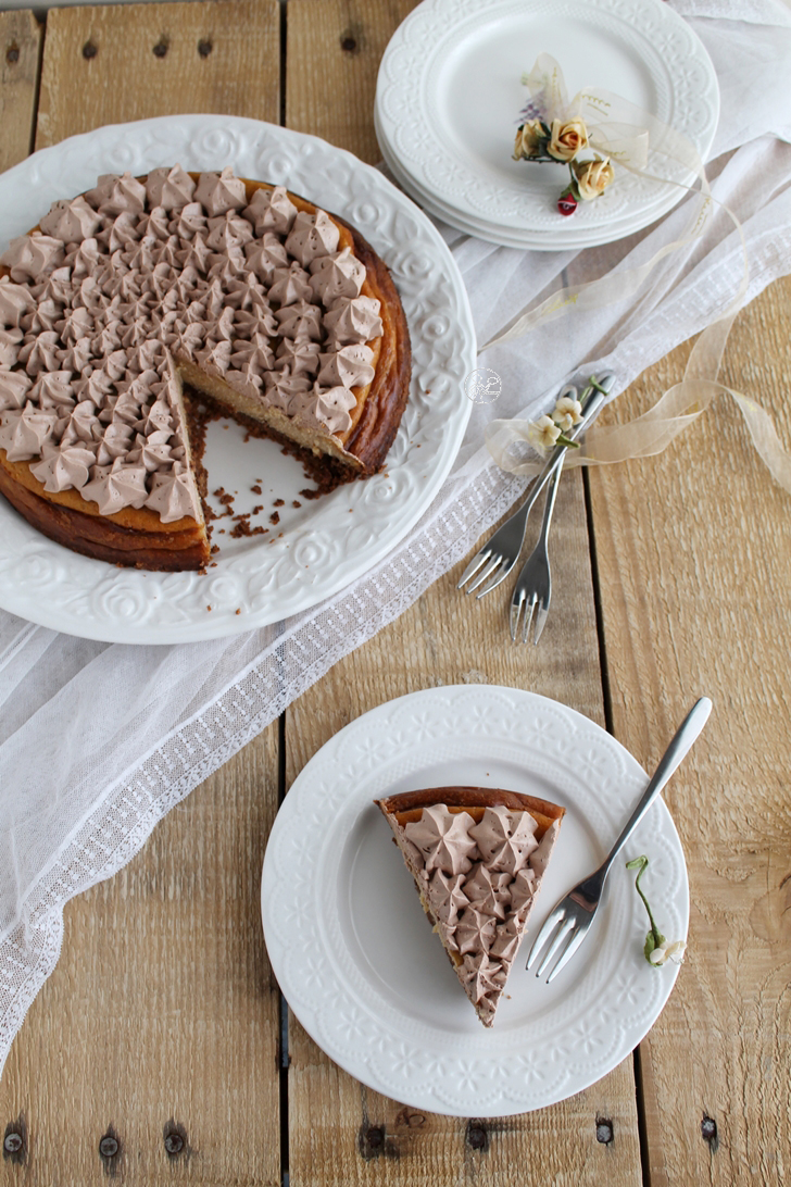 Cheesecake au beurre d'arachide et chocolat - La Cassata