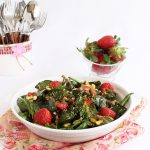 Insalata di fragole, spinaci e amaranto - La Cassata Celiaca