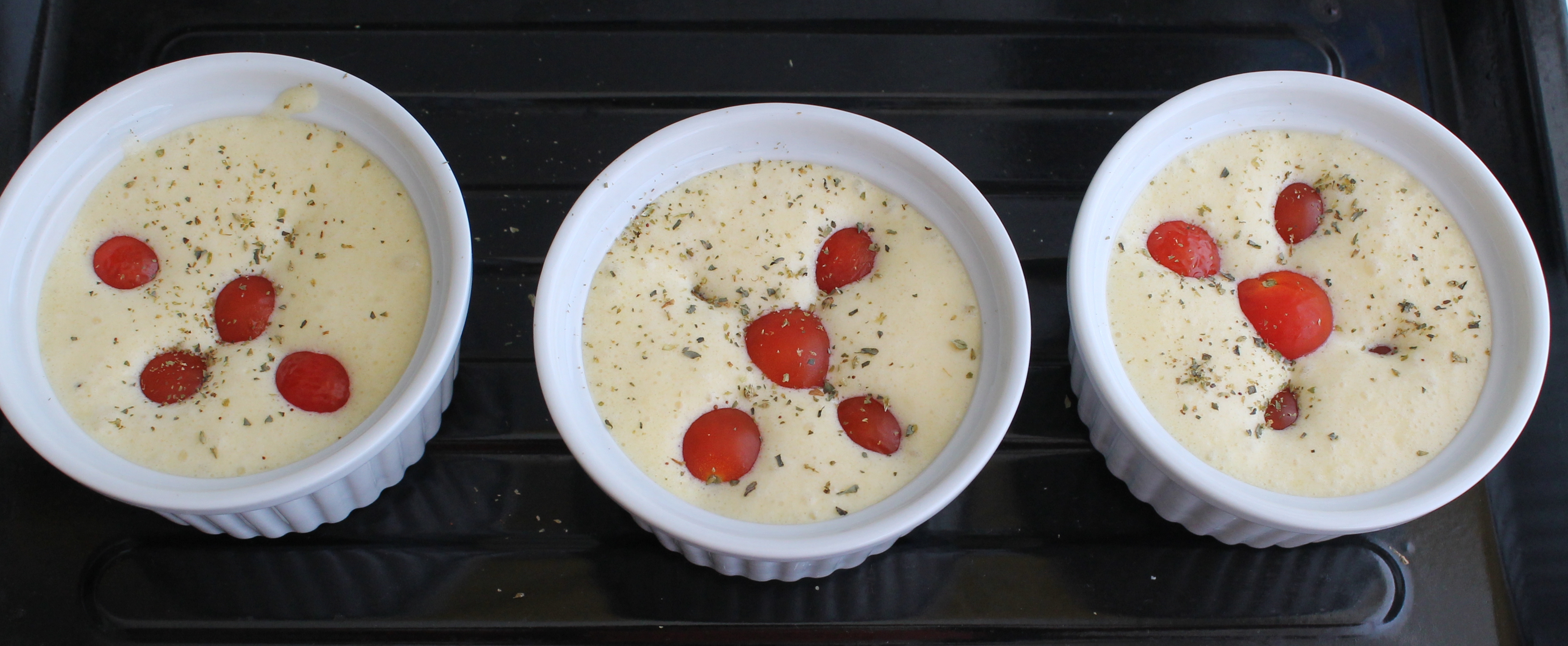 Clafoutis aux tomates cerises sans gluten - La Cassata