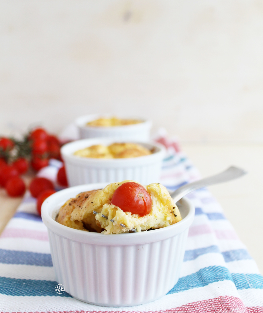 Clafoutis aux tomates cerises sans gluten - La Cassata