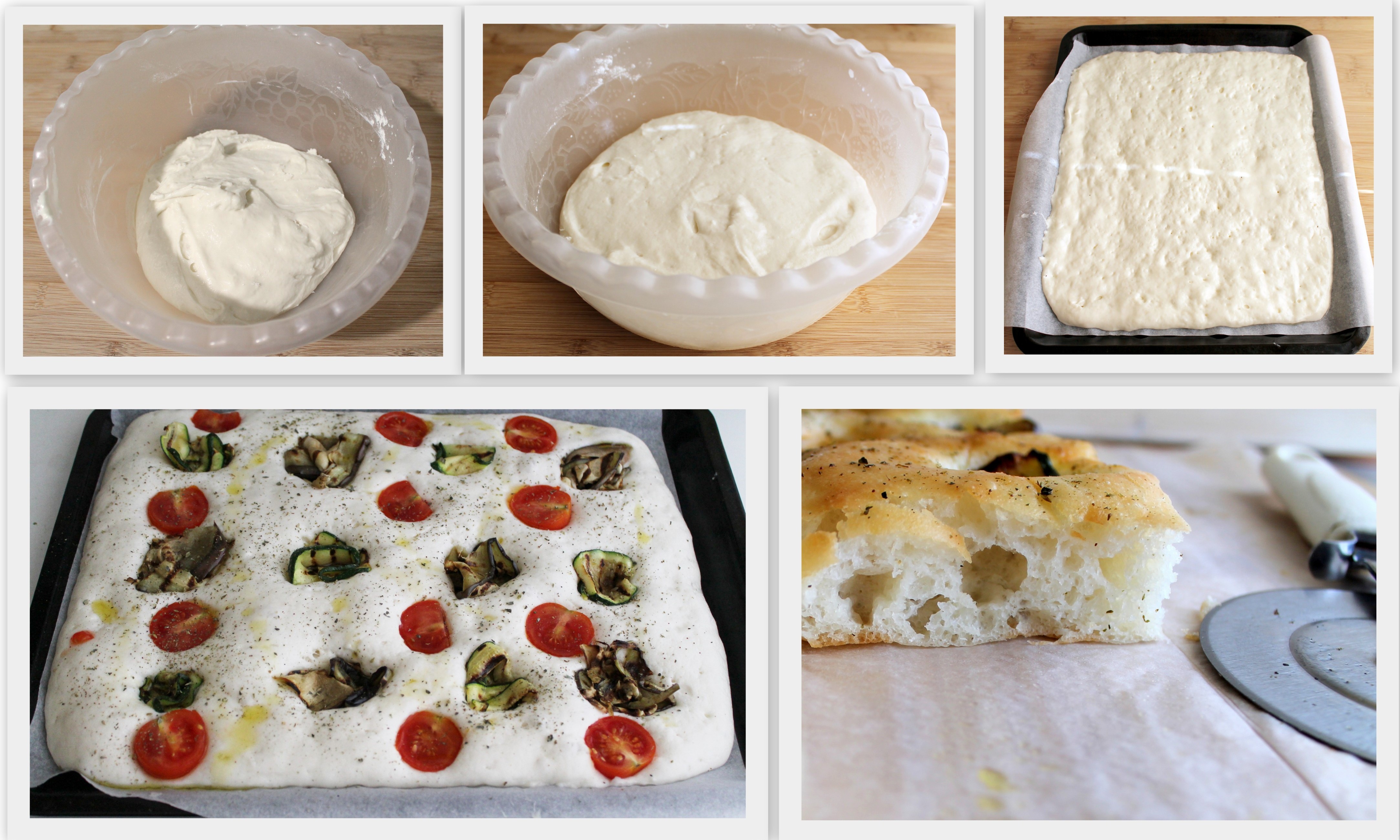 Focaccia con verdure grigliate senza glutine - La Cassata Celiaca