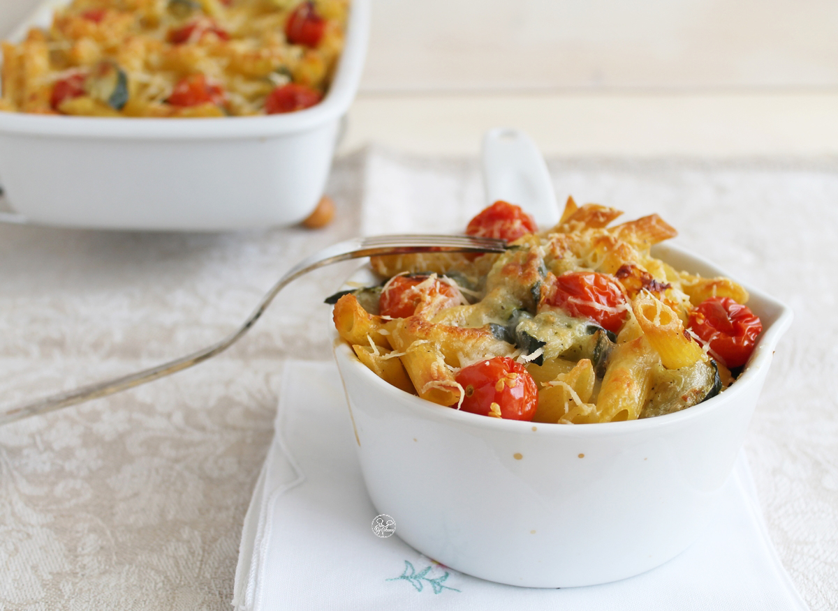 Gratin de pâtes et courgettes sans gluten - La Cassata Celiaca