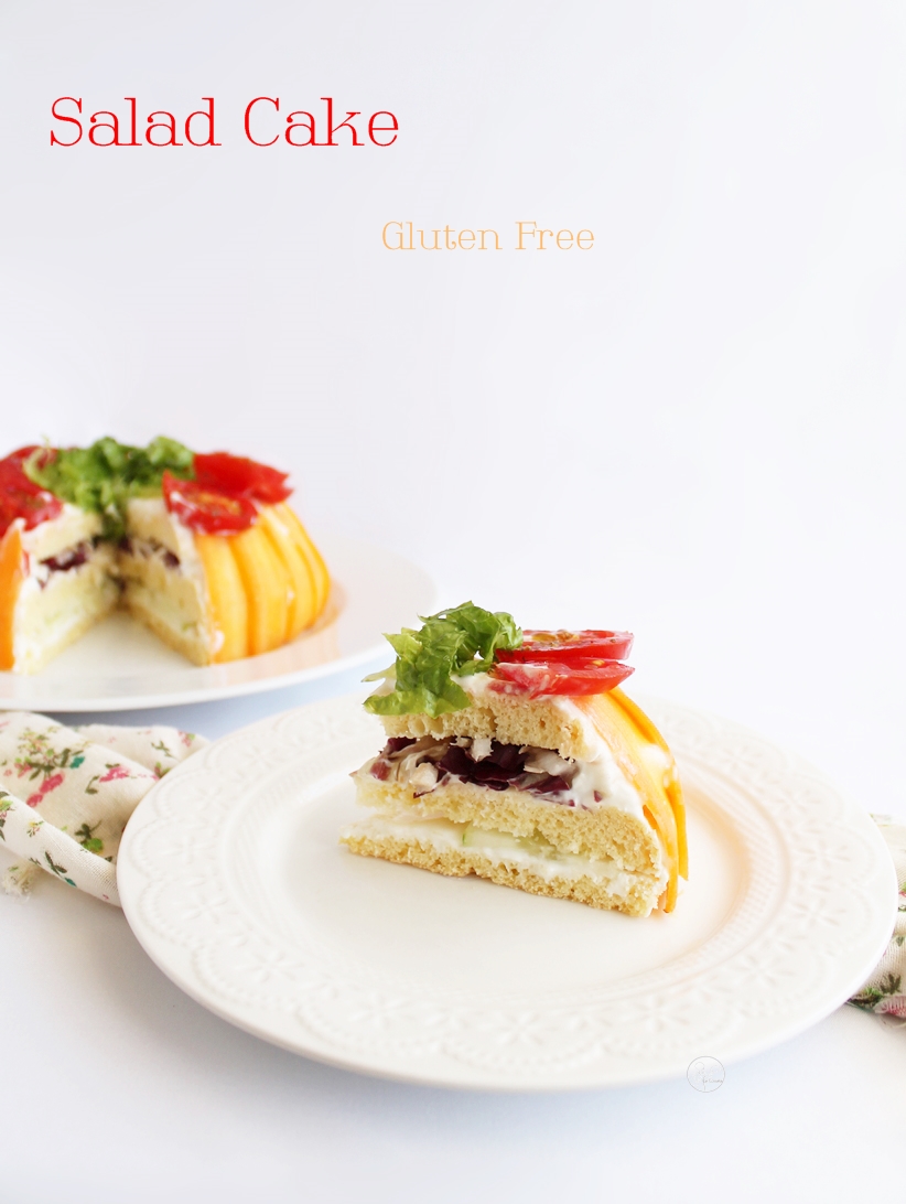 Salad cake sans gluten - La Cassata Celiaca