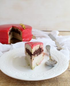 Gâteau choco-pistache sans gluten - La Cassata Celiaca