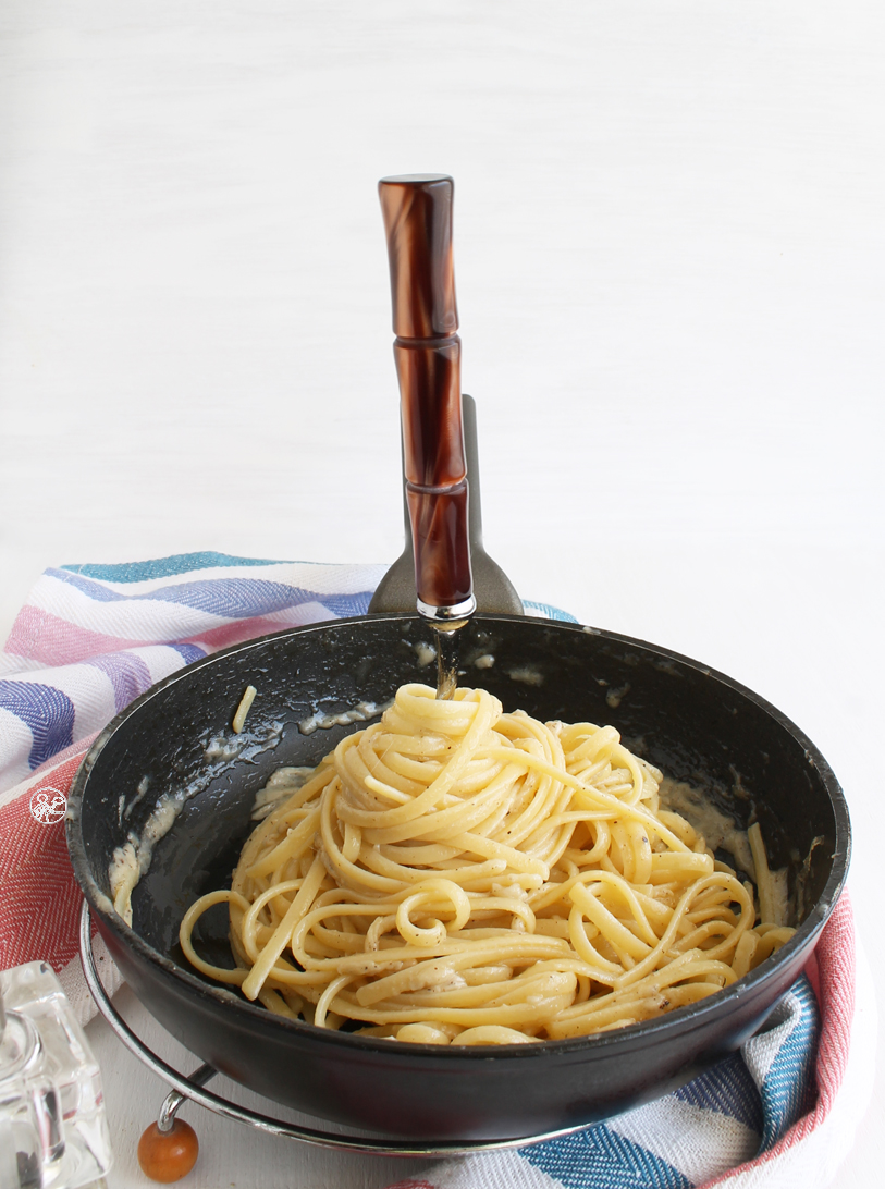 Spaghettis cacio e pepe sans gluten - La Cassata Celiaca