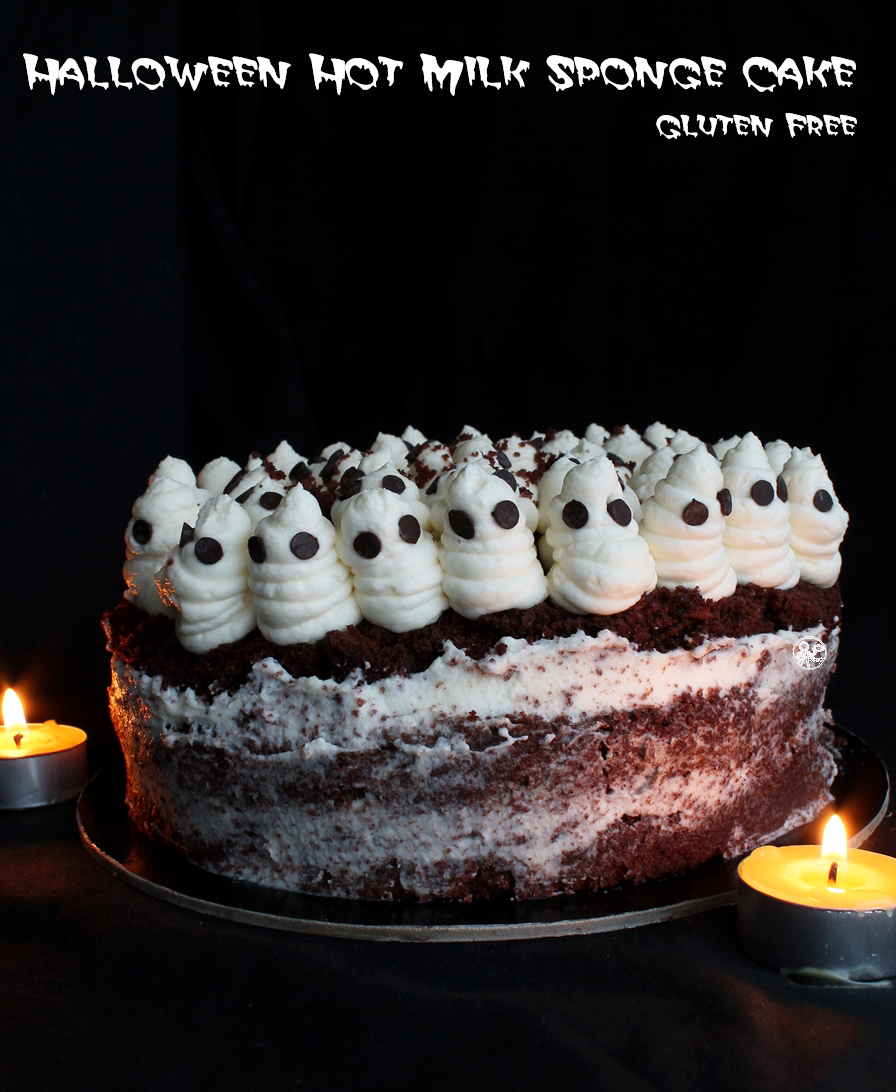 Halloween Hot Milk Sponge Cake - La Cassata Celiaca