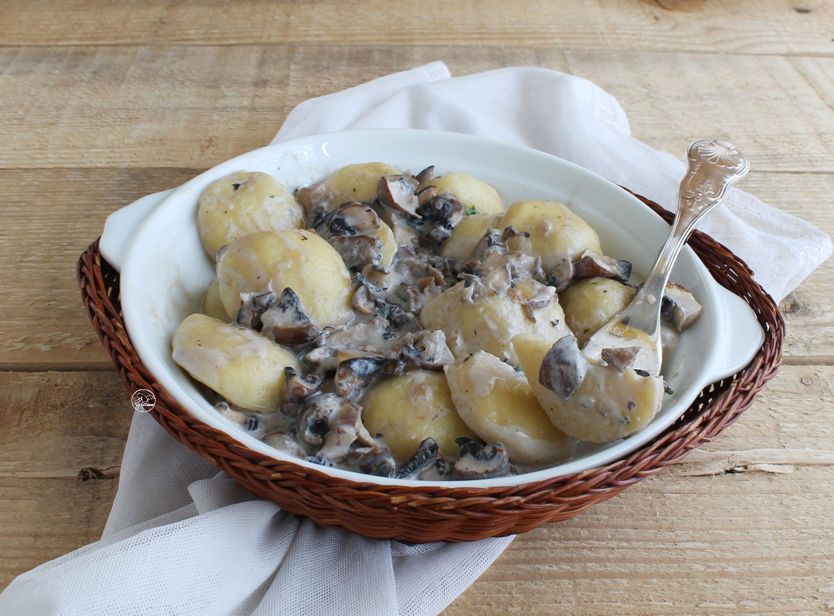 Ravioli di patate con funghi senza glutine - La Cassata Celiaca