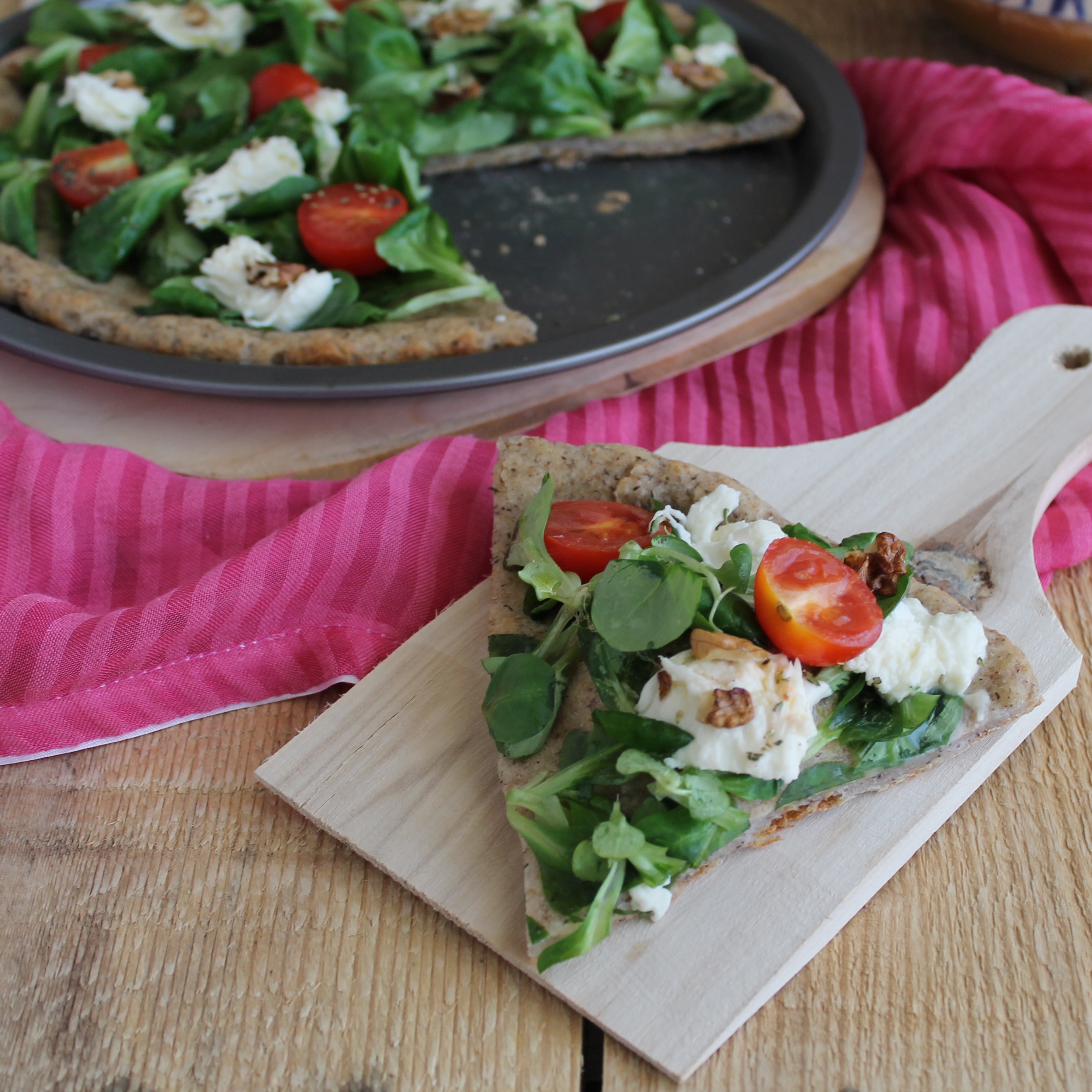 Pizza végétarienne sans gluten- La Cassata Celiaca