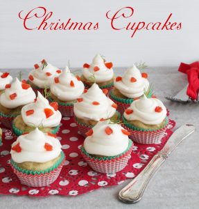 Christmas Cupcakes senza glutine- La Cassata Celiaca
