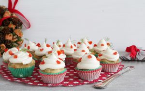 Christmas Cupcakes senza glutine- La Cassata Celiaca