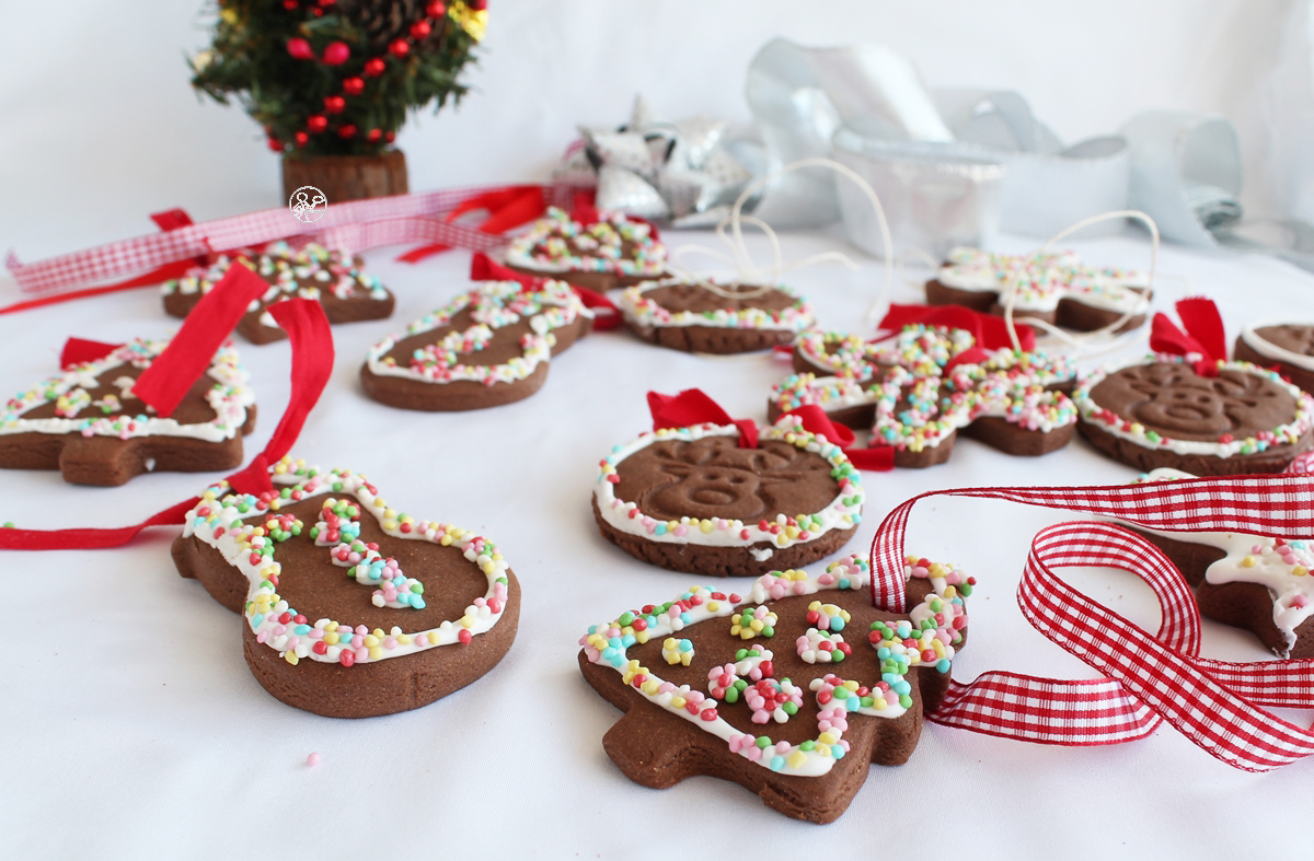 Biscotti natalizi al cacao senza glutine - La Cassata Celiaca