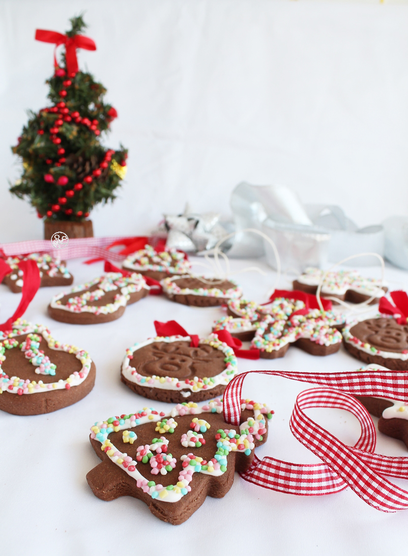 Sablés de Noël au cacao et sans gluten - La Cassata Celiaca