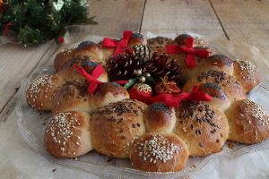 Ghirlanda di pane senza glutine - La Cassata Celiaca