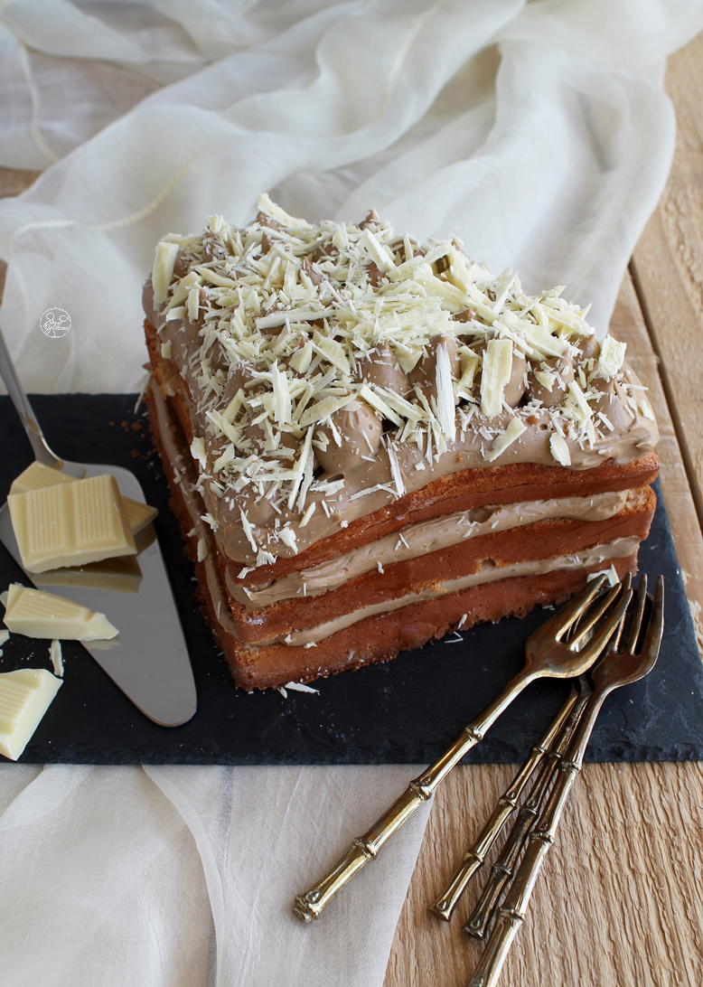 Torta al caffè e mascarpone senza glutine - La Cassata Celiaca