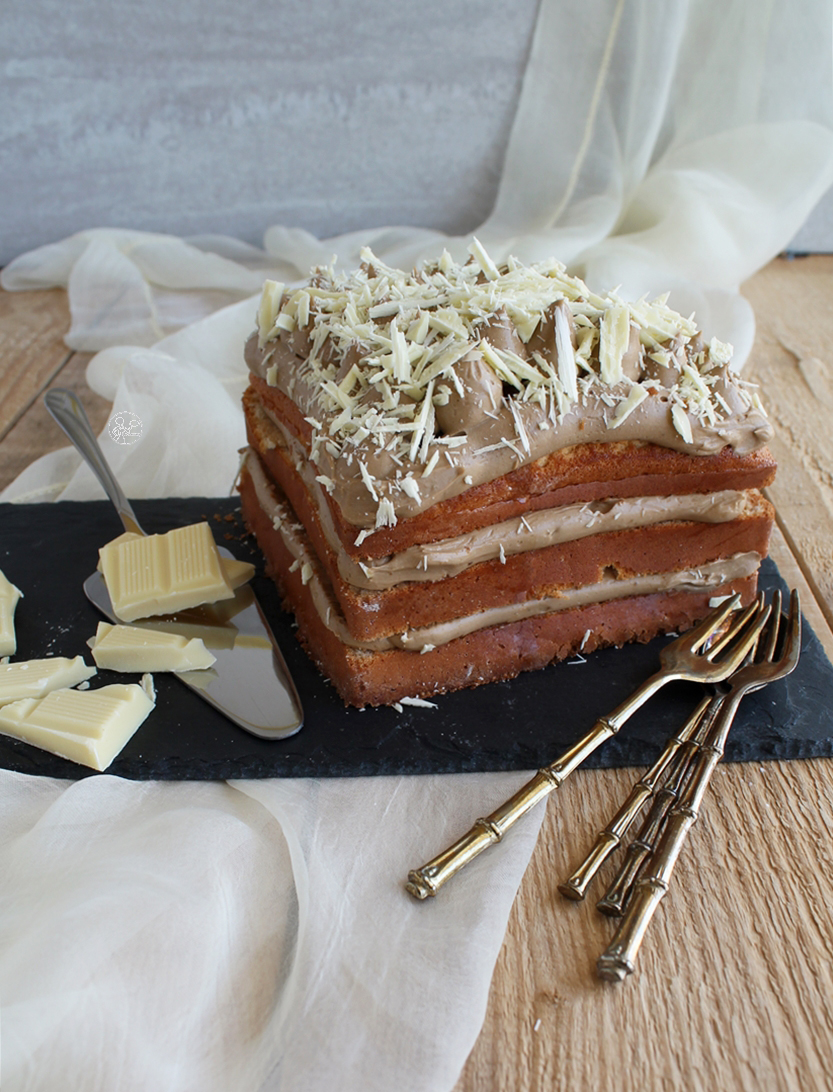 Torta al caffè e mascarpone senza glutine - La Cassata Celiaca