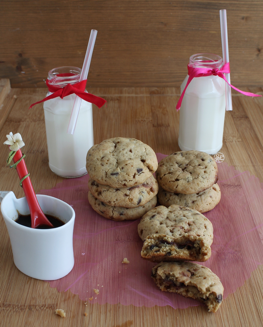 Cookies con Nutella e cioccolato senza glutine - La Cassata Celiaca