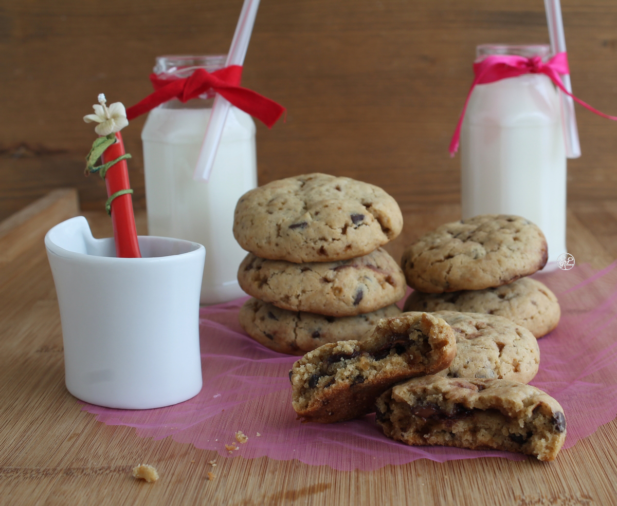 Cookies con Nutella e cioccolato senza glutine - La Cassata Celiaca