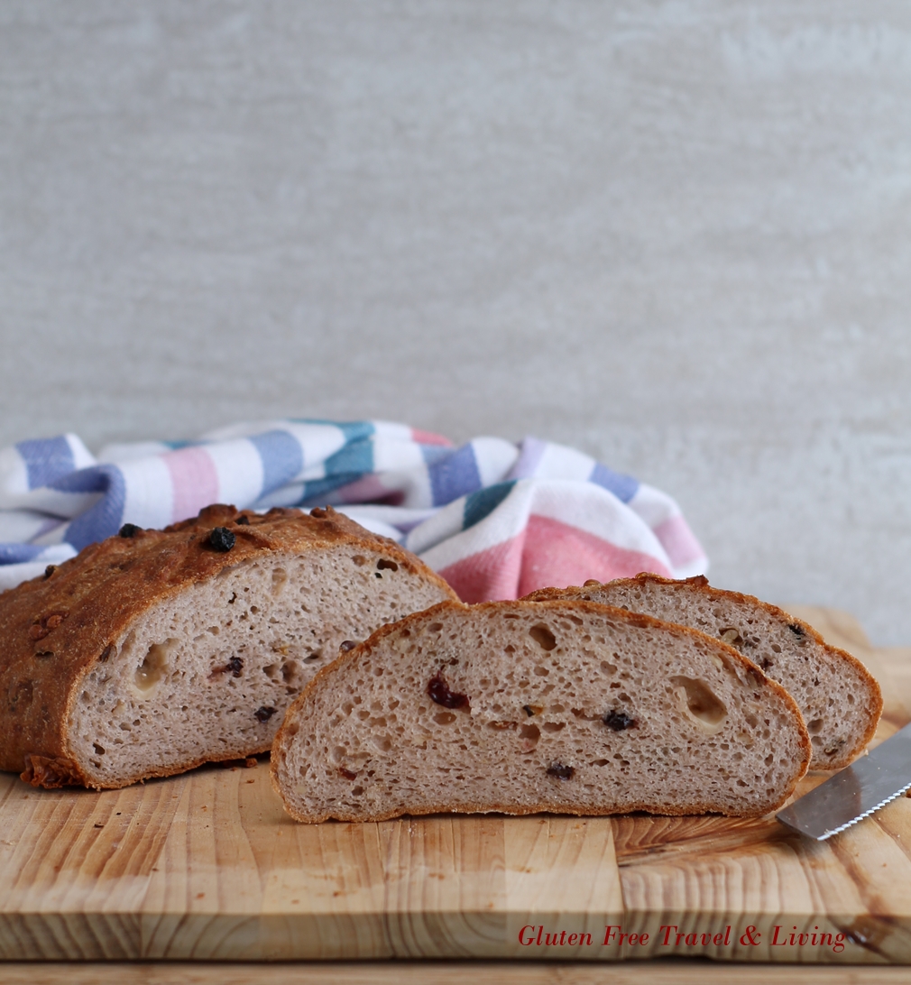 Pane nociato per Gluten Free Travel and Living - La Cassata Celiaca