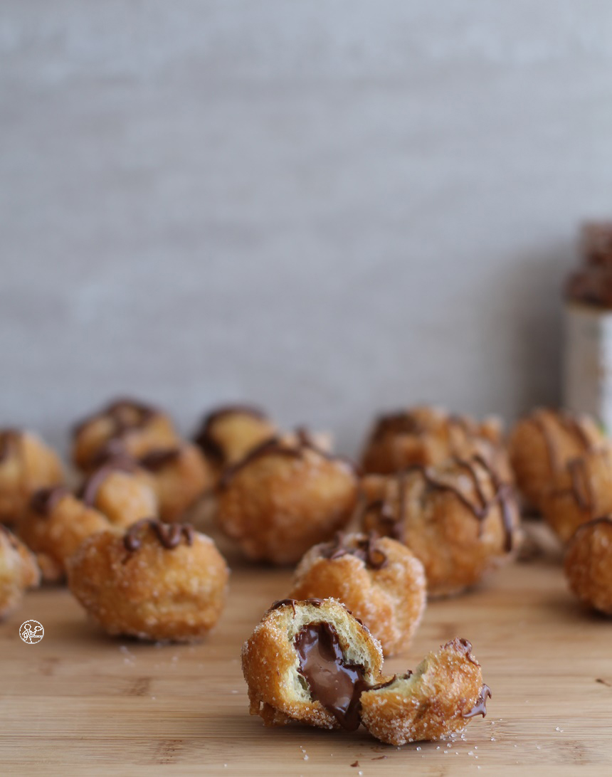 Beignets frits à la crème de noisettes, la vidéo- La Cassata Celiaca