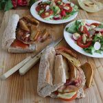 Sandwich avec champignons, poires et bacon, sans gluten - La Cassata Celiaca