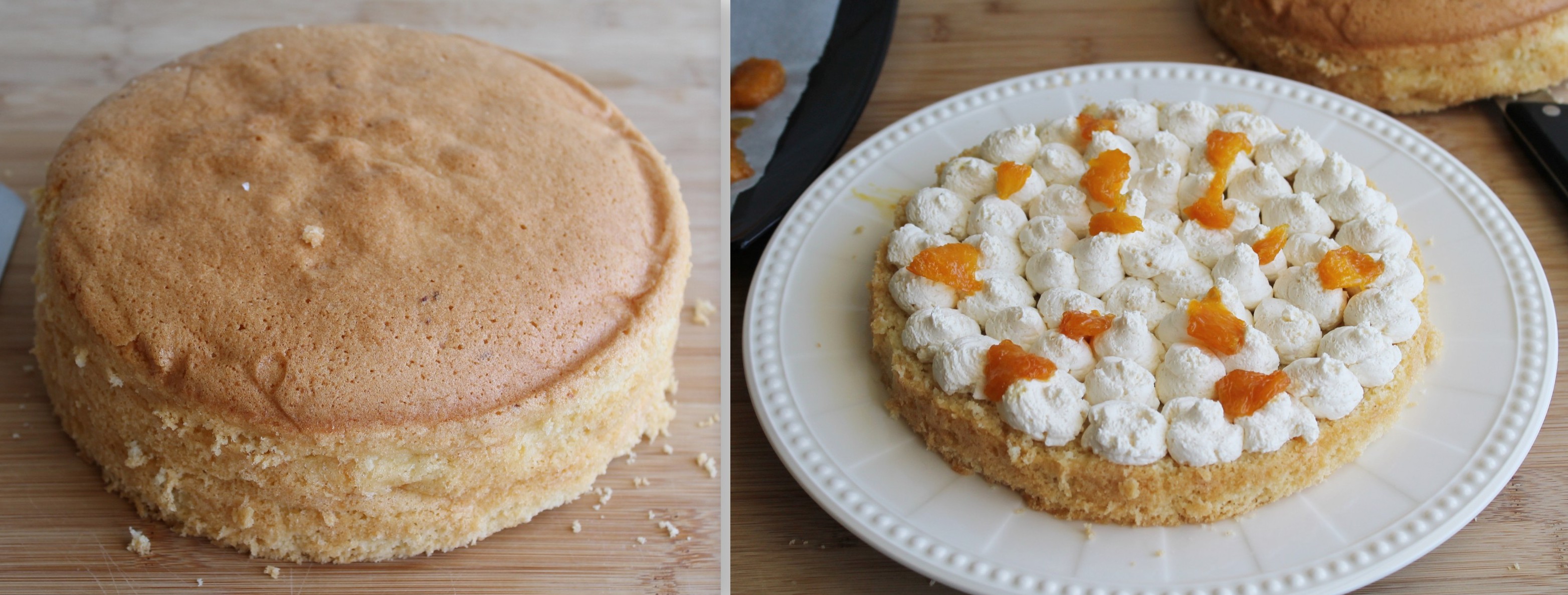 Fluffosa al limone e arancia senza glutine - La Cassata Celiaca