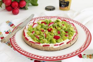 Tarte au fromage et fèves sans gluten - La Cassata Celiaca