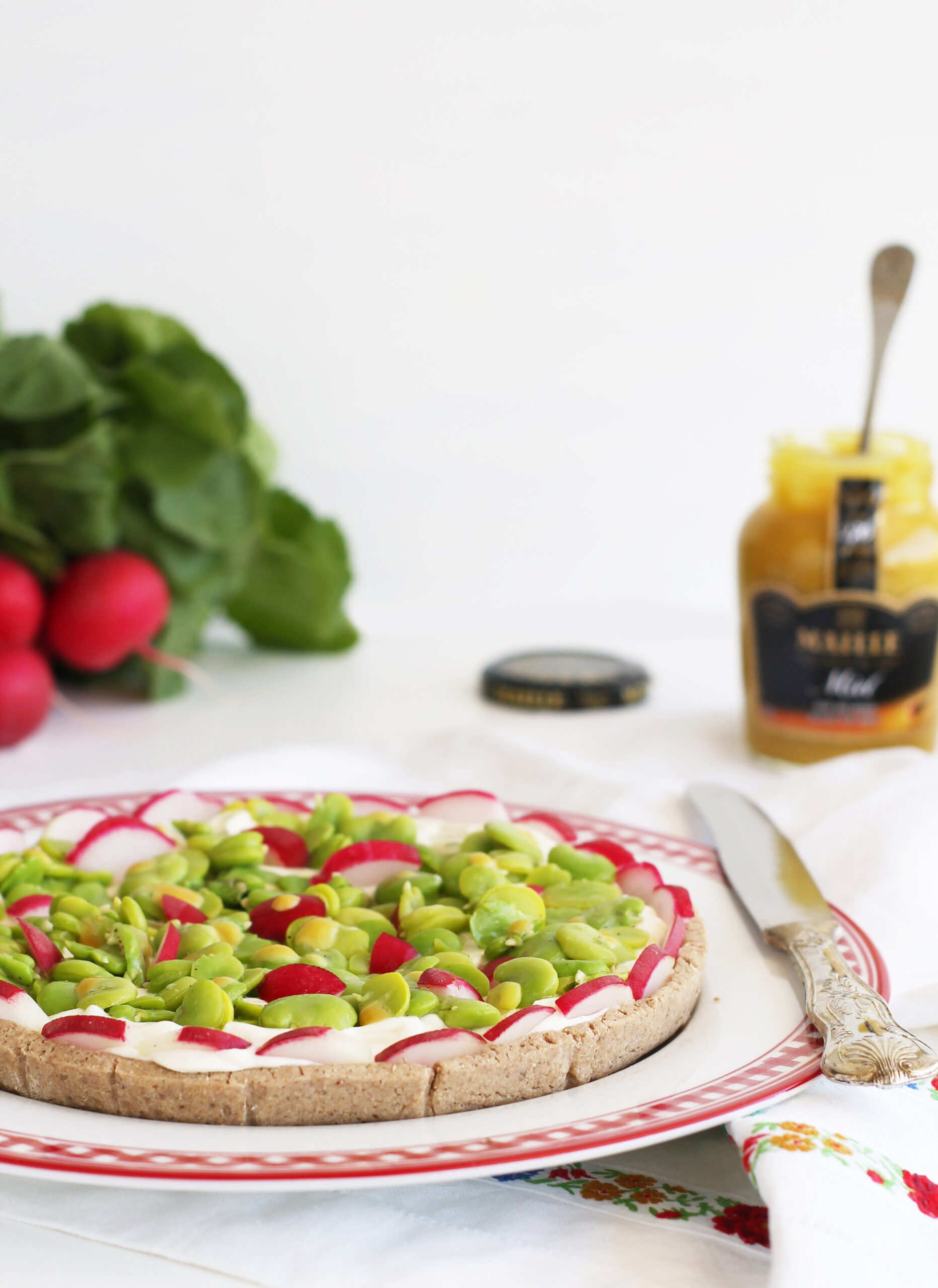 Tarte au fromage et fèves sans gluten - La Cassata Celiaca